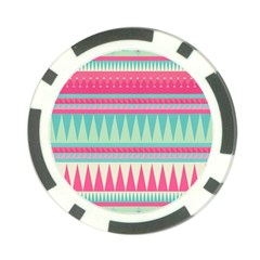 ¨pink Bohemian Poker Chip Card Guard by Brittlevirginclothing