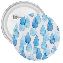 Rain Drops 3  Buttons by Brittlevirginclothing