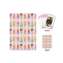 Cute Ice Cream Playing Cards (mini)  by Brittlevirginclothing