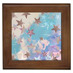 Pastel Stars Framed Tiles by Brittlevirginclothing