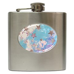 Pastel Stars Hip Flask (6 Oz) by Brittlevirginclothing