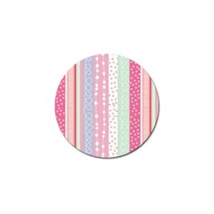 Pink Wood Golf Ball Marker (4 Pack) by Brittlevirginclothing