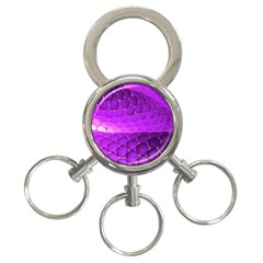 Circular Color 3-ring Key Chains by Amaryn4rt