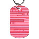 Index Red Pink Dog Tag (Two Sides)