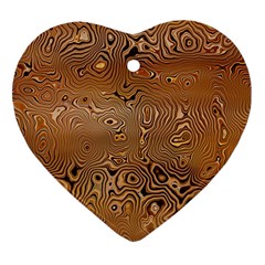 Circuit Board Heart Ornament (two Sides) by Amaryn4rt