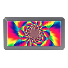 Colorful Psychedelic Art Background Memory Card Reader (mini) by Amaryn4rt