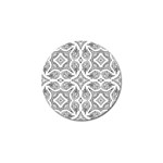 Mandala Line Art Black And White Golf Ball Marker (4 pack)