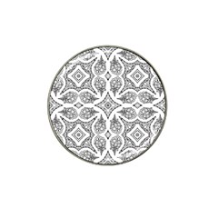 Mandala Line Art Black And White Hat Clip Ball Marker (10 Pack) by Amaryn4rt