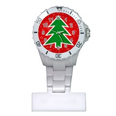 Christmas Tree Plastic Nurses Watch