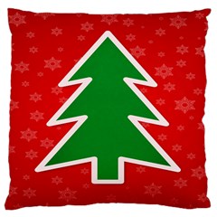 Christmas Tree Standard Flano Cushion Case (two Sides)