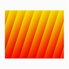 Graphics Gradient Orange Red Small Glasses Cloth (2-side) by Nexatart