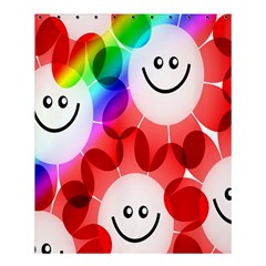 Happy Flowers Shower Curtain 60  X 72  (medium) 