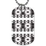 Pattern Background Texture Black Dog Tag (One Side)