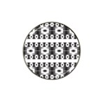 Pattern Background Texture Black Hat Clip Ball Marker (10 pack)