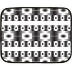 Pattern Background Texture Black Double Sided Fleece Blanket (Mini) 