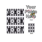 Pattern Background Texture Black Playing Cards 54 (Mini) 