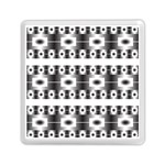 Pattern Background Texture Black Memory Card Reader (Square) 