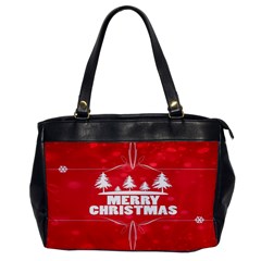Red Bokeh Christmas Background Office Handbags by Nexatart