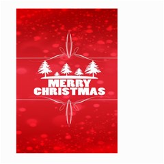 Red Bokeh Christmas Background Large Garden Flag (two Sides) by Nexatart