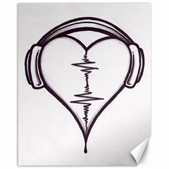 Audio Heart Tattoo Design By Pointofyou Heart Tattoo Designs Home R6jk1a Clipart Canvas 16  X 20   by Foxymomma