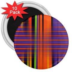 Background Texture Patterncake Happy Birthday 3  Magnets (10 Pack) 