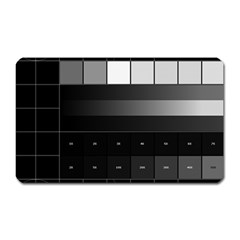 Grayscale Test Pattern Magnet (rectangular)