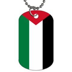 Palestine Flag Dog Tag (one Side)