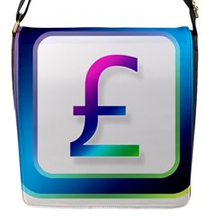 Icon Pound Money Currency Symbols Flap Messenger Bag (s)