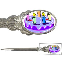 Cake Happy Birthday Letter Openers by Nexatart