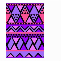 Seamless Purple Pink Pattern Small Garden Flag (two Sides)