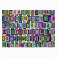 Psychedelic 70 S 1970 S Abstract Large Glasses Cloth (2-side) by Nexatart