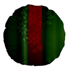 Background Christmas Large 18  Premium Flano Round Cushions