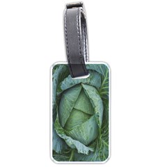 Bright Cabbage Color Dew Flora Luggage Tags (two Sides)