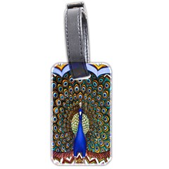 The Peacock Pattern Luggage Tags (two Sides)