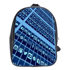 Mobile Phone Smartphone App School Bags(large)  by Nexatart