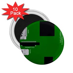 Raspberry Pi 3 Vector 2 25  Magnets (10 Pack) 