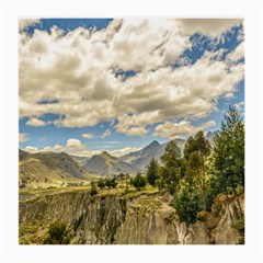 Valley And Andes Range Mountains Latacunga Ecuador Medium Glasses Cloth (2-side) by dflcprints