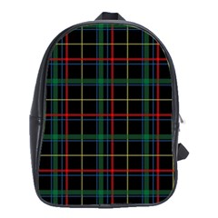 Plaid Tartan Checks Pattern School Bags(large) 