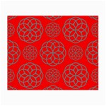 Geometric Circles Seamless Pattern Small Glasses Cloth