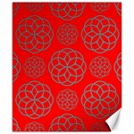 Geometric Circles Seamless Pattern Canvas 8  x 10 