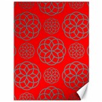 Geometric Circles Seamless Pattern Canvas 36  x 48  