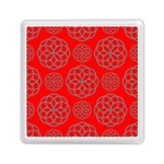 Geometric Circles Seamless Pattern Memory Card Reader (Square) 