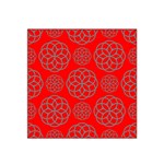 Geometric Circles Seamless Pattern Satin Bandana Scarf