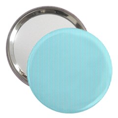 Light Blue Texture 3  Handbag Mirrors by Valentinaart