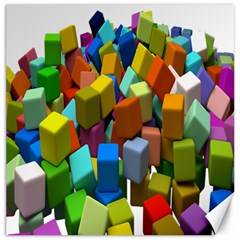 Cubes Assorted Random Toys Canvas 16  X 16   by Nexatart