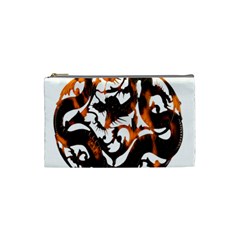 Ornament Dragons Chinese Art Cosmetic Bag (small) 