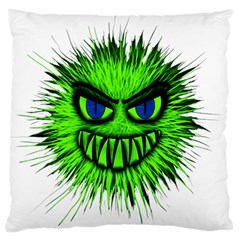 Monster Green Evil Common Standard Flano Cushion Case (one Side) by Nexatart