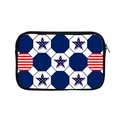 Patriotic Symbolic Red White Blue Apple Macbook Pro 13  Zipper Case