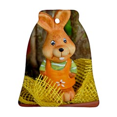Easter Hare Easter Bunny Bell Ornament (two Sides)