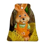 Easter Hare Easter Bunny Bell Ornament (Two Sides) Front